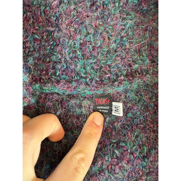 Vintage Sweater Womens Medium Mohair Alpaca Blend Shawl Neck Cardigan Grandma - Picture 5 of 5